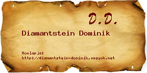 Diamantstein Dominik névjegykártya